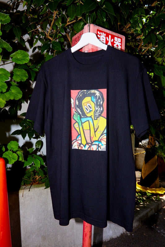 【Toru Nakamura】T-SHIRT Fake face Red