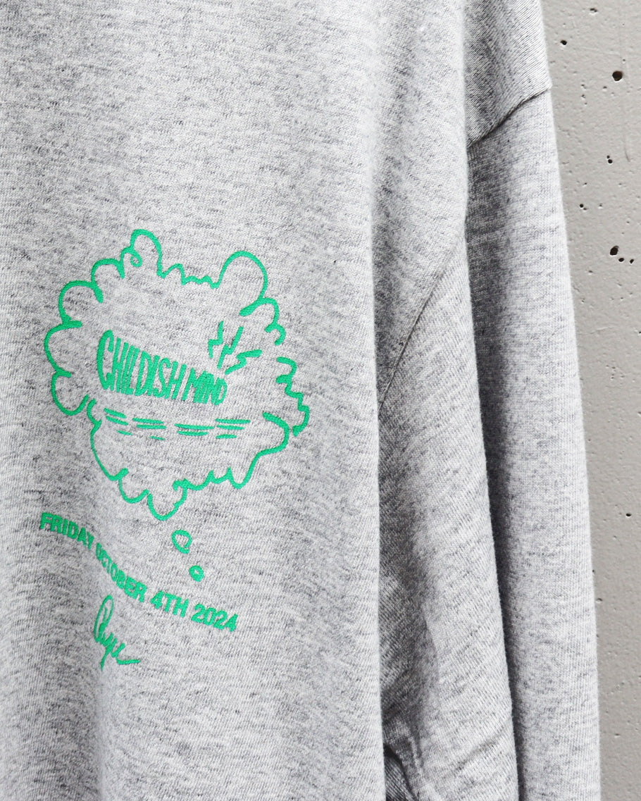 【Ryu Ambe】Long sleeve T-SHIRT CHILDISH MIND