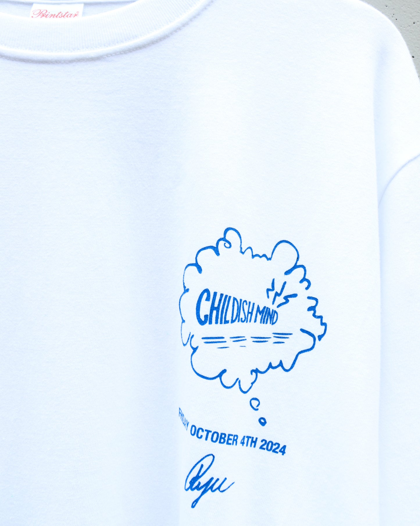 【Ryu Ambe】Long sleeve T-SHIRT CHILDISH MIND