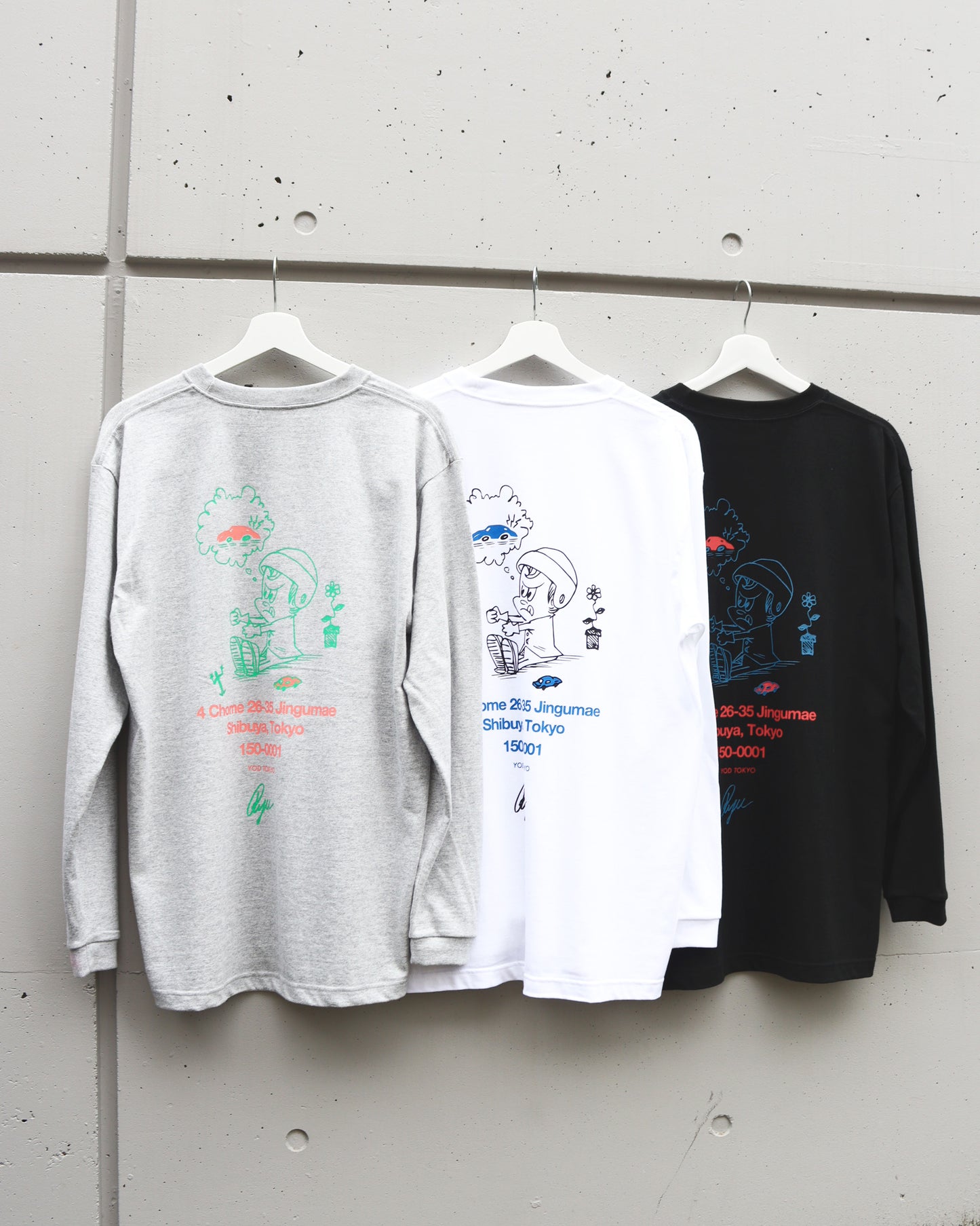 【Ryu Ambe】Long sleeve T-SHIRT CHILDISH MIND