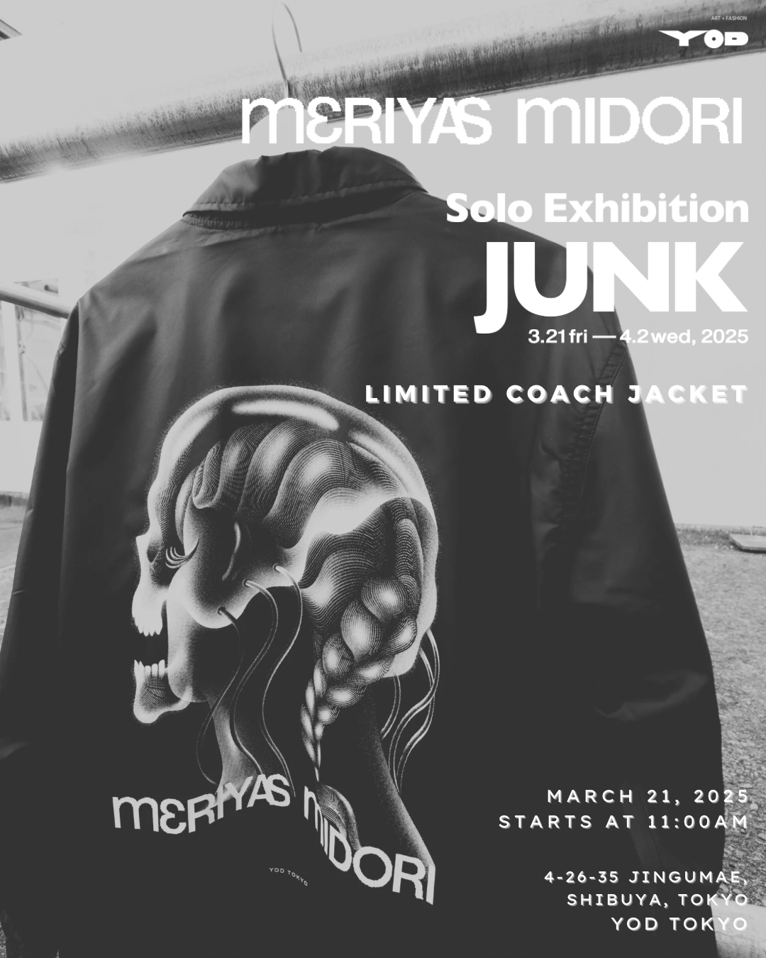 【MERIYAS MIDORI】JUNK Limited Coach Jacket
