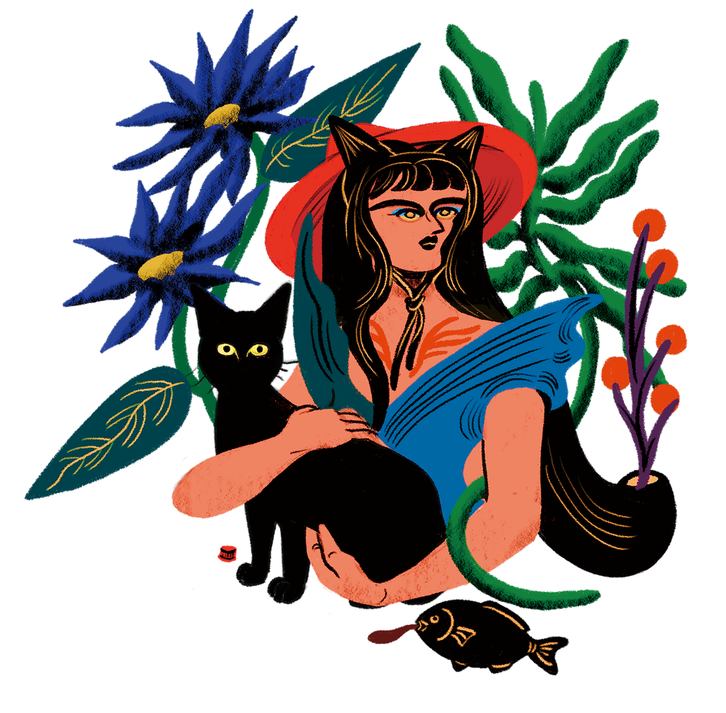 【及川真雪/Mayuki Oikawa】Limited T-SHIRT Summer cat