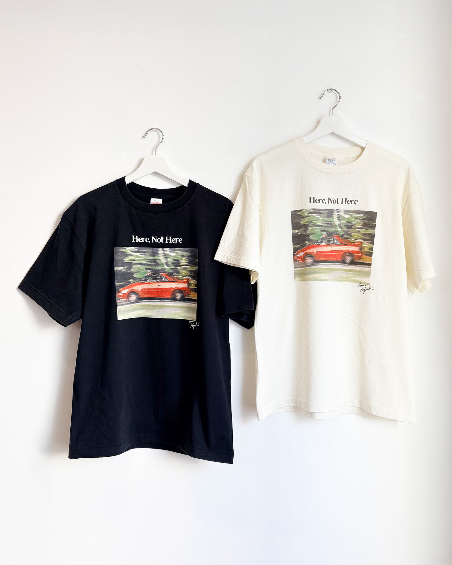 【宮崎浩太/Kota Miyazaki】Limited T-SHIRT / Red Car / somethings(80's Japanese car)