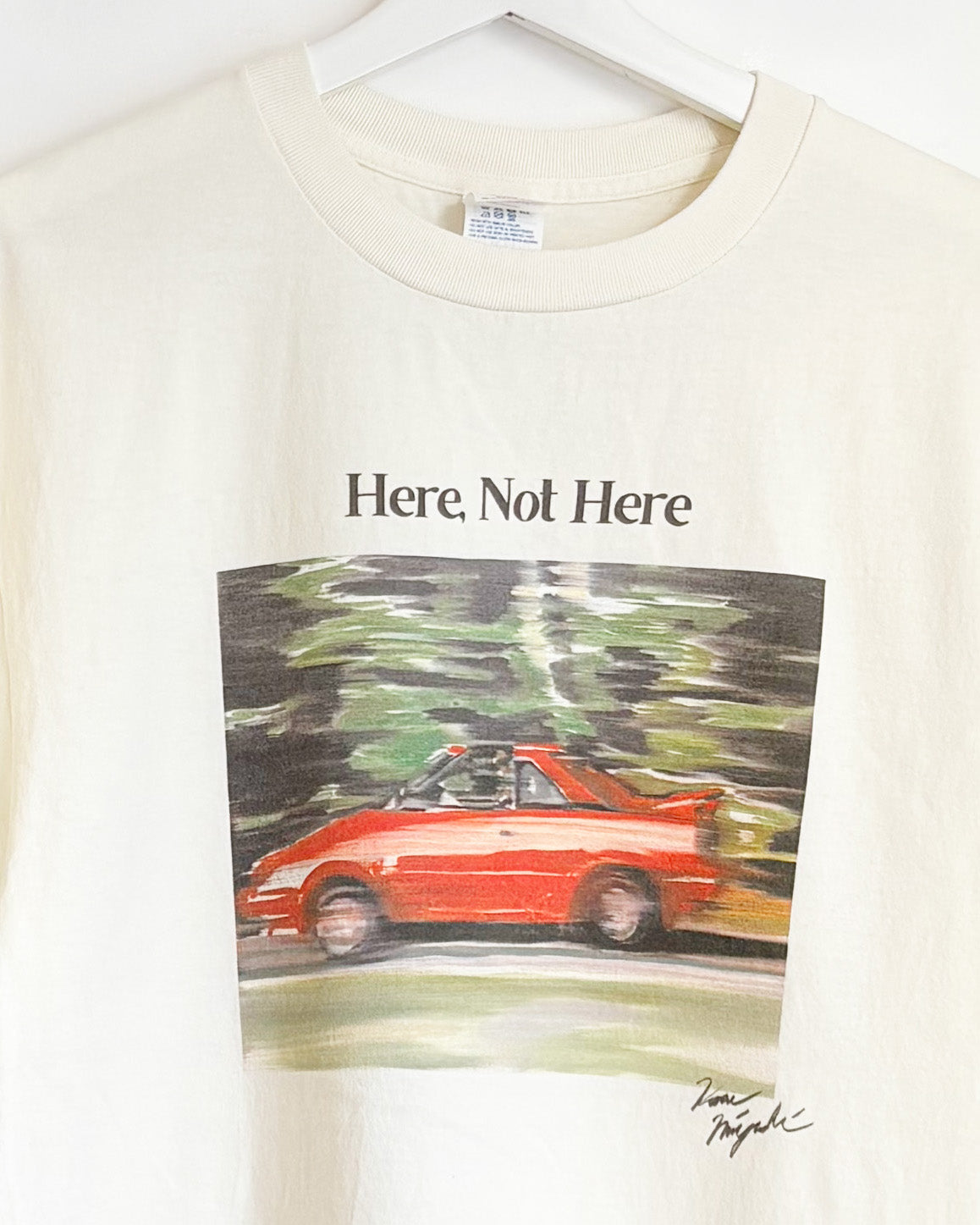 【宮崎浩太/Kota Miyazaki】Limited T-SHIRT / Red Car / somethings(80's Japanese car)