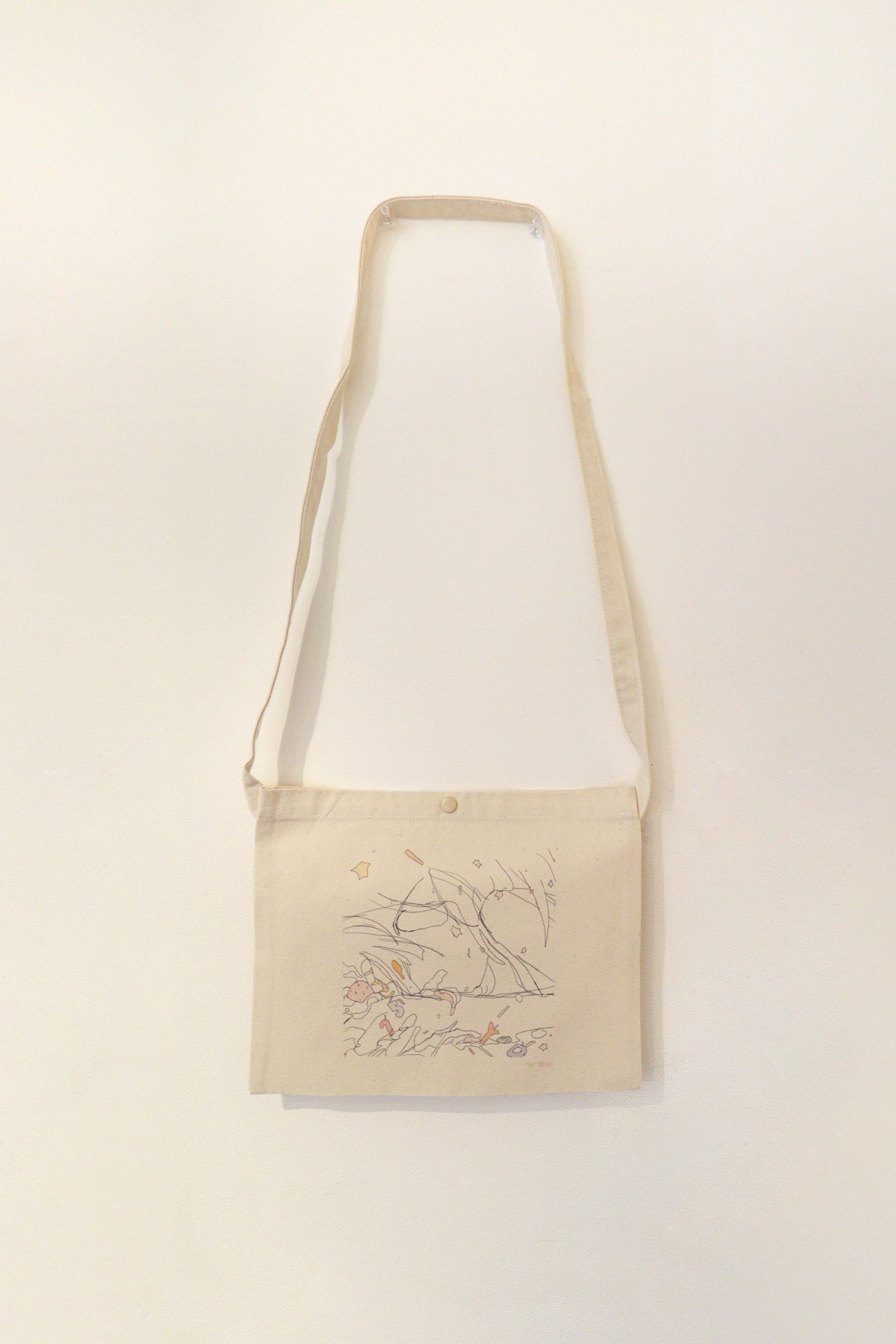 【さめほし】キャンバス サコッシュバッグ