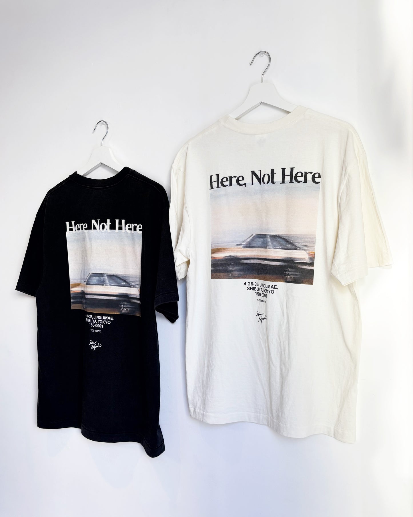 【宮崎浩太/Kota Miyazaki】Limited T-SHIRT / White Car / somethings(80's Japanese car)2