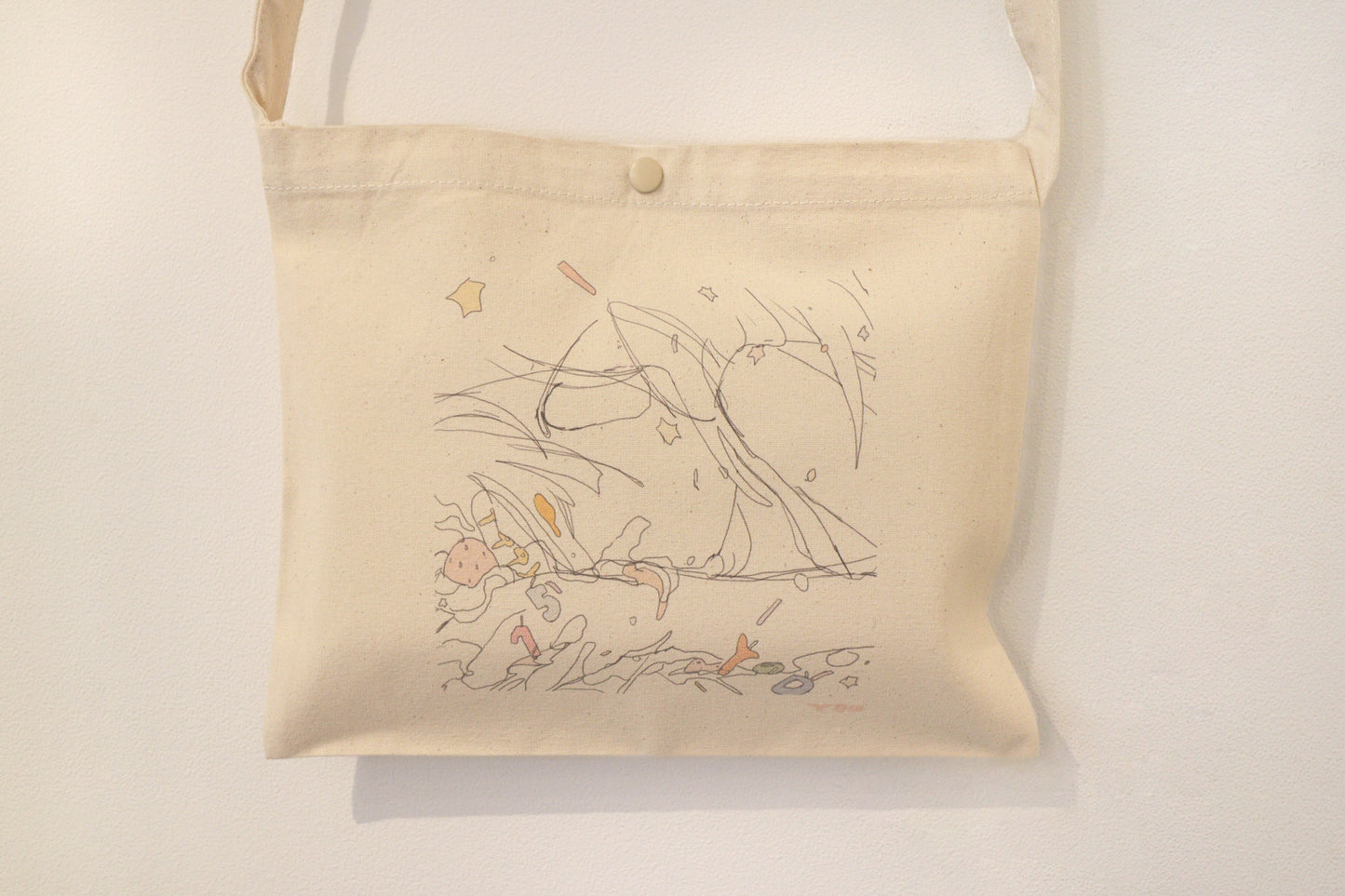 【さめほし】キャンバス サコッシュバッグ