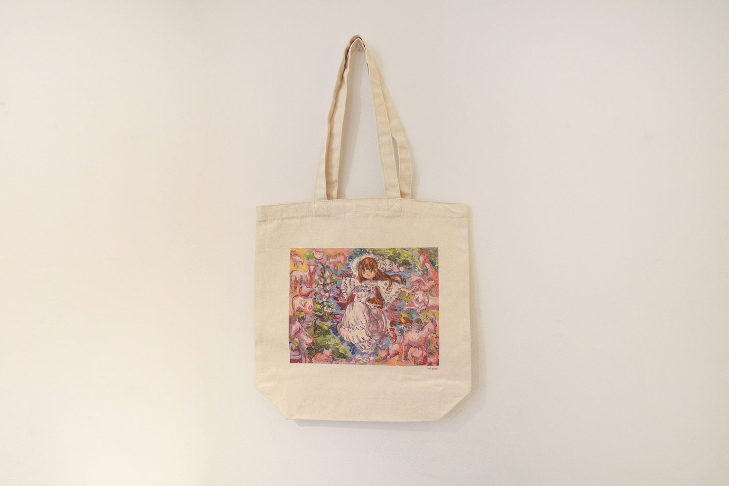 【濱田むぎ】キャンバストートバッグ