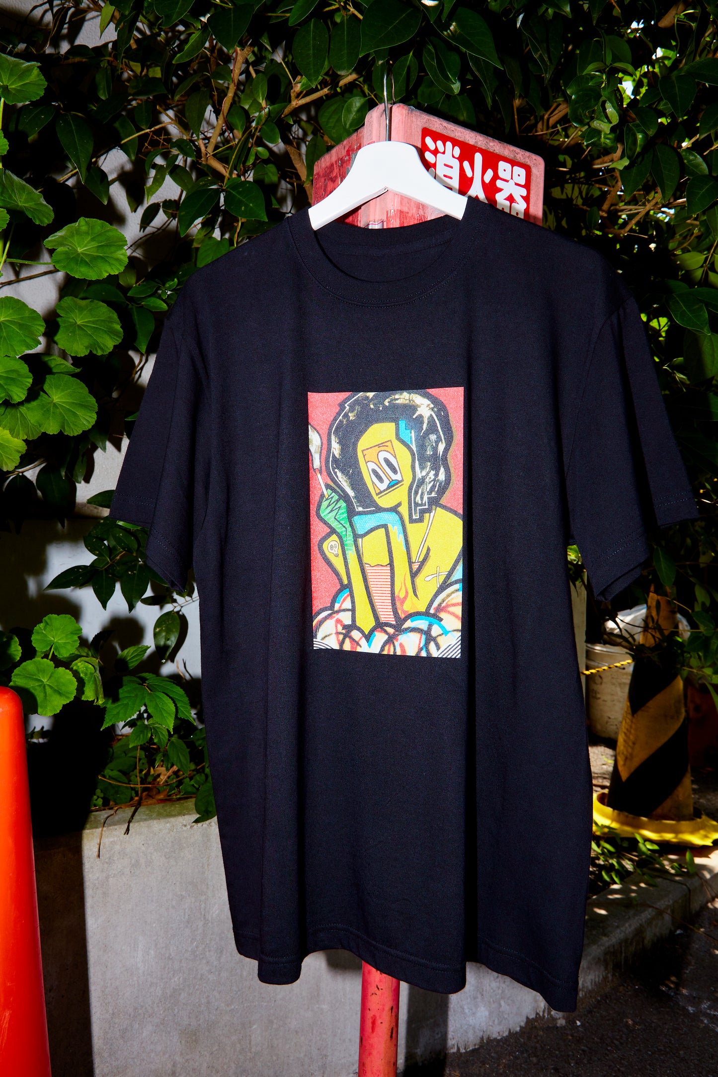 【Toru Nakamura】T-SHIRT　Fake face Red